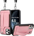 TOOVREN Phone Cover for iPhone 11 Pro Max, Wallet Case with Card Holder, PU Leather Kickstand, Pink