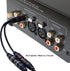1 2 2 Pack, 0.2M/0.65ft RCA Splitter Male to Female Y Splitter RCA Audio Video Cable Splitter Adapter Extension Cord