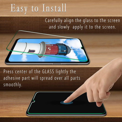 Samsung Galaxy A23 / A23 5G Tempered Glass Screen Protector (2 Pack) - Anti Scratch, Bubble Free, Case Friendly.