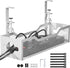 Under Desk Cable Management Tray, Litwaro Metal Cable Tray with Clamp for Desk Wire Management, No Damage to Standing