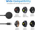Clolasa 2 Pack 8/8 Classic/7/Ultra/6/6 Classic/5/5 Pro/4/4 Classic/3/Active 2/Active 3.3FT for Samsung Galaxy Watch