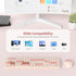 Typewriter Wireless Keyboard and Mouse Combo, 2.4G Office 104 Keys Retro Punk Keyboard for Laptop PC Desktops