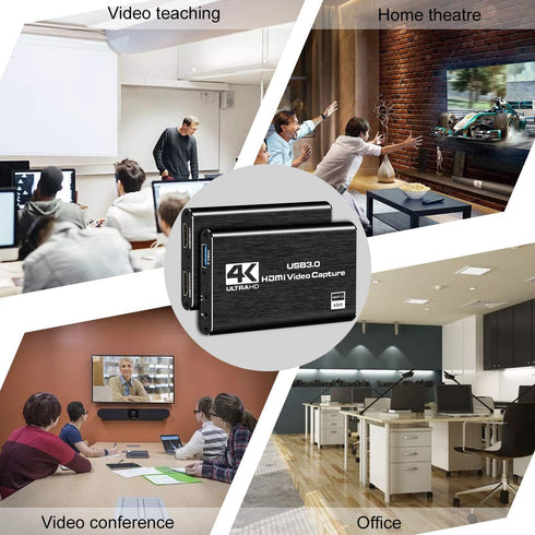VIXLW 4K PS5,Full 1080P 60FPS 3.0 Switch/3ds/Xbox/PS4 HDMI Capture Card for Streaming,Audio Video Capture Card HD USB