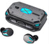 True Wireless Earbuds Model 33, 2024 Bluetooth 5.3 Headphones, Waterproof Touch Control, Built-in Mic, IP7 Earphones