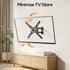IWORKBOARD 43 50 55 inch 32-60" 77 lbs, 400x400mm, Full Motion Corner TV Wall Mount for Most TVs, Articulating Swivel