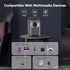 TMY 1080P Electric Focus & Auto Keystone Portable Projector with WiFi and Bluetooth, Projector with Zoom, Movie