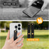 Fejnyer 2-Pack 2) White Silicone Phone Strap with Kickstand - Versatile Grip & Holder for Most Phones and Cases (Black