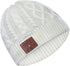 Wireless Beanie Headphone Hat for Women, Winter Knit Cap with Built-in Stereo Speakers Mic for Outdoors Sports Running