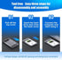 SSD HDD Hard Drive Enclosure - 2.5" SATA III USB 3.0 Caddy Case, External Reader with Fast Data Transfer, Tool-Free