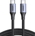 UGREEN 240W USB C to USB C Cable, 3.3FT Fast Charging for iPhone 15 Pro Max, Samsung Galaxy S24/S23, MacBook Pro/Air.