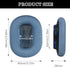Replacement Ear Cushions for AirPods Max - Blue Mesh Fabric & Memory Foam Covers for Ultimate Comfort.