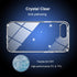 TENOC Phone Case for iPhone 6 Plus & 6s Plus, Glitter Clear Sparkling Protective Bumper Cover for Girls Women