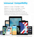 Lightning to 3.5mm Audio Cable for iPhone 13/12/11/XR/XS/X/8/7/6 Plus/SE 2 & iPad - Compatible Audio Solution