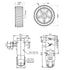 DIANN 2 Sets DC Gearbox Motor TT Motor 200RPM Tire Wheel DC 3-6V 1:48 with 1Pc L298N Motor Drive Controller