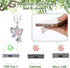 WLLHYF Set 11th/12th Cute Phone Charms Including Type C/USB C Dust Plug, Heart Grip Holder, Floral Keychain with Hook