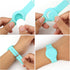 2pcs Kids Wristbands for Airtag, Adjustable Waterproof Silicone Bracelet for Toddler Child GPS Tracking (Yellow, Mint