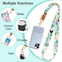 Piefly Phone Lanyard Crossbody Wrist Strap, Flower Chickens Cell Phone Lanyards for Around the Neck Wristlet Shoulder