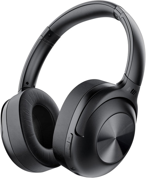 FM Radio Over Ear Headphones: Micro SD Card Wireless and Wired Headset with 30 Hrs Playtime, Lightweight