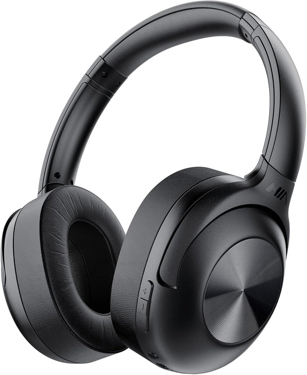 FM Radio Over Ear Headphones: Micro SD Card Wireless and Wired Headset with 30 Hrs Playtime, Lightweight