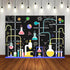Chemical Science Birthday Party Backdrop 7x5ft for Kids Chemistry Lab Decorations