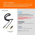 IPD IPH-255 Phone Headset with Noise cancelling Microphone for Office and Call center -Compatible with Cisco landline phones -7800/7900/8800/6945 Series, Interquartz and Altigen landline phones