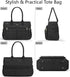 Bagstellar 15.6 inch 40oz Teacher Bags for Women, Laptop Work Tote Bag Quilted Nurse Bible Computer Shoulder Bag