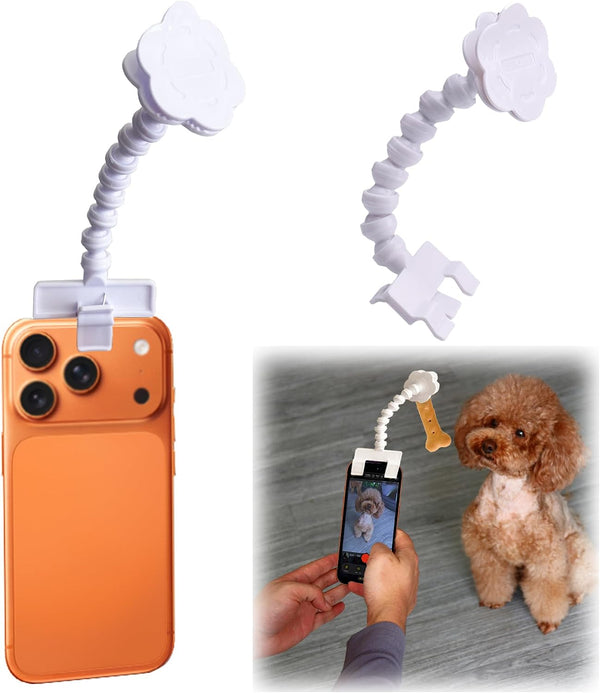 BAIRUYAO Pet Selfie ToolDog Treat Clip Cat Selfie Treat Holder,Dog Looking Lens Camera
