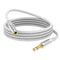 MOSWAG 3.5mm Male to Female Extension Cable, Microphone Stereo Audio Adapter, Nylon Braided Compatible with Home/Car
