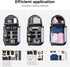 K&F Concept Waterproof Camera Sling Bag, Crossbody Backpack for DSLR/SLR/Mirrorless, Compatible with Canon/Nikon/Sony