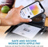 VENA Legacy Card Holder Case - Black Compatible with Apple iPhone 12/12 Pro (6.1"-inch), Slim Profile Leather Cover