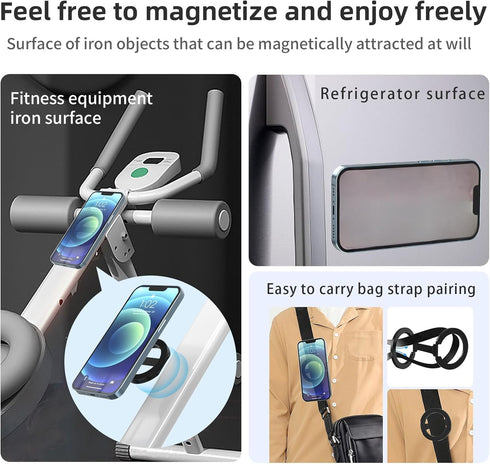 Rimyam 360Rotation 17/16/15/14/13/12 Magnetic Phone Ring Holder for MagSafe Finger Grip Stand Adjustable Cellphone