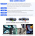 USB C Headphones Over Ear Hooks for iPhone 15 Pro Max Plus, Wired Earbuds with Loops Mic for Samsung Galaxy