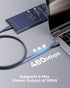 VOLTME USB C Cable (6ft 100W, 2-Pack), Premium Nylon USB C to USB C 2.0 Fast Charge Cable for MacBook Pro, Galaxy S22