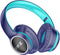 FFZ Kids Bluetooth Headphones, Wireless Headphones for Kids, Built-in Microphone, Colorful LED Lights, Foldable