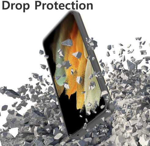 GOOSPERY Sky Slide Case for Galaxy S21 Ultra 6.8" (2021), Card Holder, Dual Layer Protective Bumper with Wallet Function