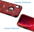 Hython Compatible with iPhone XR Case, Heavy Duty Full-Body Defender Protective Bling Glitter Sparkle Hard Shell Armor