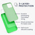 kwmobile Case Compatible with Apple iPhone 12 / iPhone 12 Pro - TPU Silicone Phone Cover with Soft Finish (Lime Green)