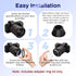 Wokyo 18 Set, 37 49 52 55 58 62 67 72 77 82mm PCS Lens Filter Adapter Ring Metal Step Up/Down Ring Adapter Filter