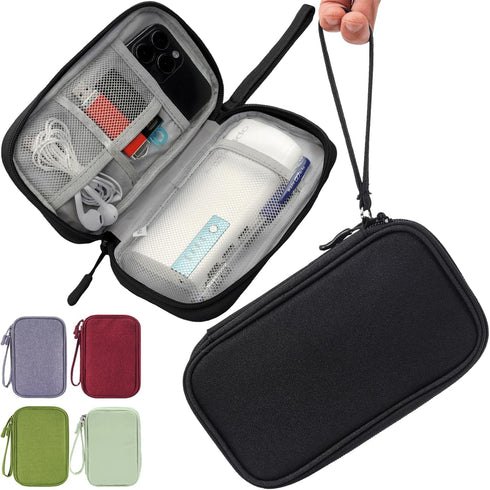 Electronic Organizer Case, Travel Cable Pouch for Accessories, Water Resistant Bag for Charger, Phone, Earphone