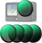 K&F CONCEPT CPL ND Filter Kit Compatible with DJI Osmo Action 6, 4 Pack