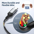 USB C Wired Earphones with Microphone & Volume Control, Type-C in-Ear Headphones with Portable Pouch & Noise Isolating