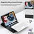 Keyboard Case for iPad Air 11-inch (M2) 2024, Detachable Wireless Bluetooth Keyboard, Auto Sleep/Wake, Black