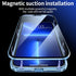 iPhone 13 Pro Case with Camera Lens Protector, Metal Bumper 360 Full Body Protection, Light Blue