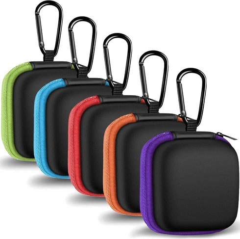 MOLOVA Earbud Case Portable EVA Carrying Case Storage Bag Cell Phone Accessories Organizer