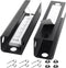 Yecaye 2 Pack Under Desk Cable Management Tray, 31.5 in Cable Hider, Cord Organizer, No Screw No Drill, Black