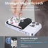 Card Holder for MagSafe Wallet with Ring for iPhone 15/14/13/12 Series, Strong Magnetic Floral Black Wallet Fit 5 Cards