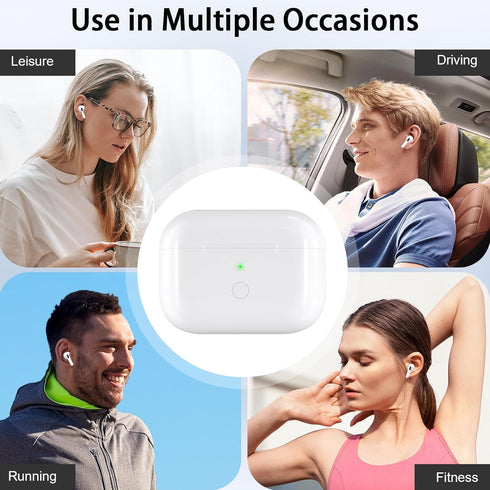 Wireless Charging Case for AirPods Pro 1st & 2nd Gen, USB-C Charging, Compatible with AirPods Pro Charger Case