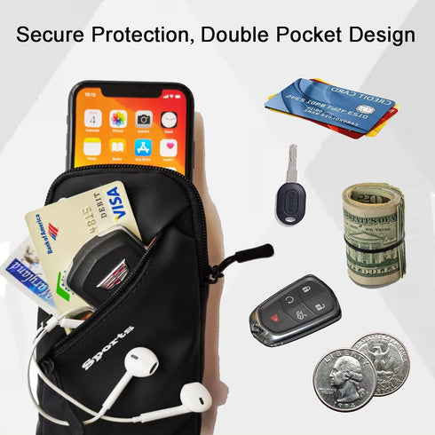 Prime Comfort (6.7 Inches, Cell Phone Holder, Small Crossbody Shoulder Holsters Bag with Arm Band, Fits iPhone