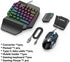 Gaming Keyboard and Mouse Converter, Bluetooth 5.0 Mobile Game Set, Adjustable Fast Charging, Long Battery Life,