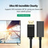 Jex Electronics Male Display Port DP to Female HDMI Adapter for Laptop, Computer PC Nvidia AMD Display Port Graphics
